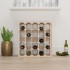 Botellero madera maciza de pino 58,5x33x60,5