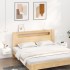 Mesitas de noche de pared 2 uds blanco 35x35x20