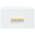 Mesitas de noche de pared 2 uds blanco 35x35x20