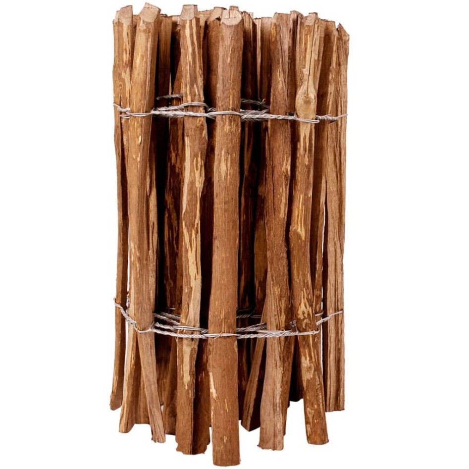 Valla de estacas madera de avellano 60x500