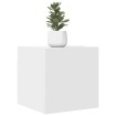 Muebles de pared para TV 2 uds blanco 30,5x30x30 cm