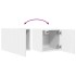 Muebles de pared para TV 2 uds blanco 30,5x30x30