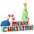Decoración inflable Merry Christmas con LED 197