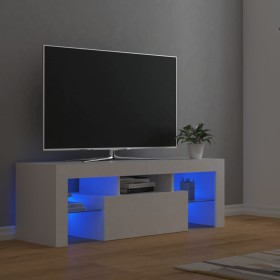 Mueble para TV con luces LED blanco 120x35x40