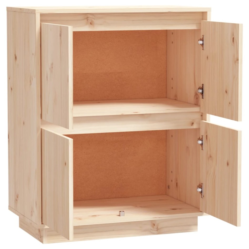 Aparador de madera maciza de pino 60x34x75