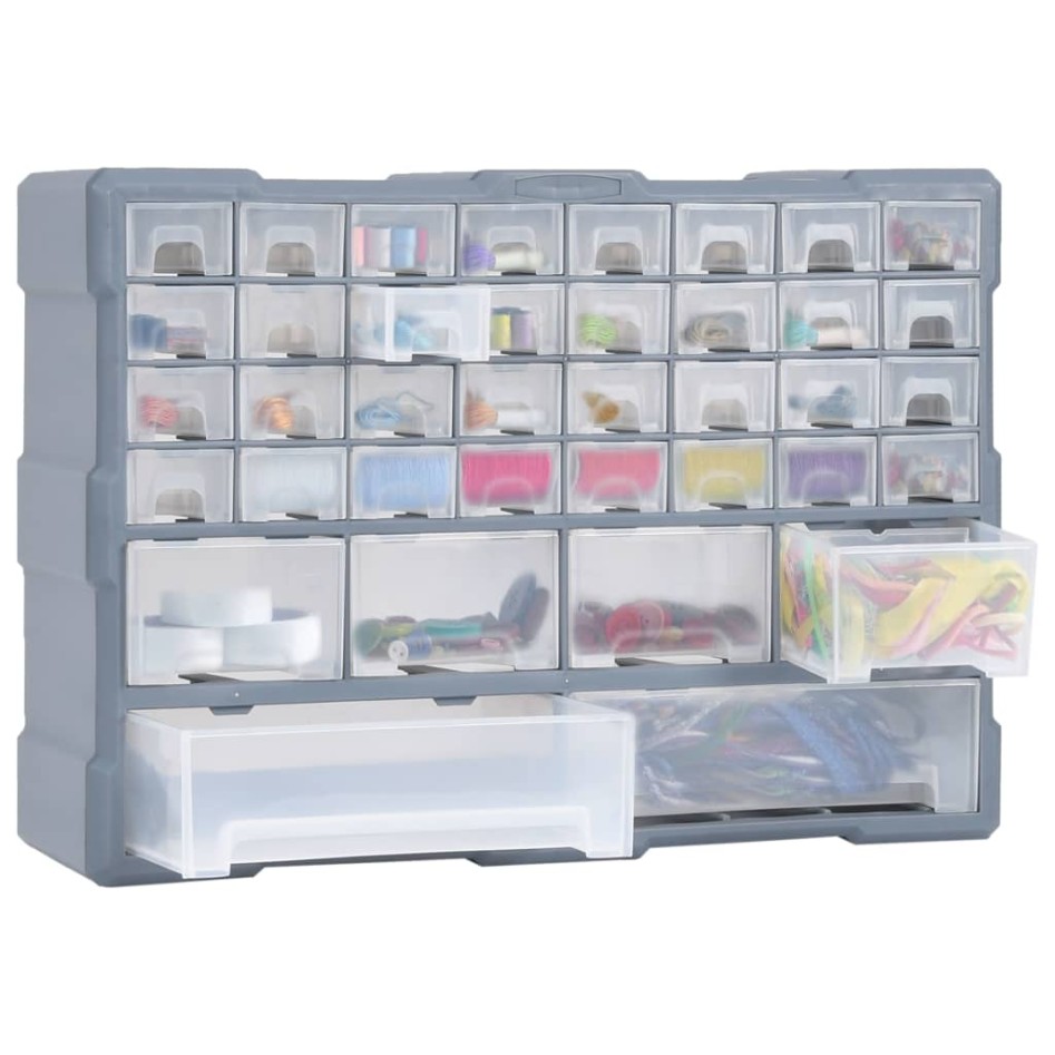 Organizador multicajones con 38 cajones 52x16x37,5