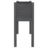 Jardineras 2 uds madera maciza de pino gris 70x31x70