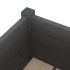 Jardineras 2 uds madera maciza de pino gris 70x31x70