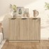 Aparador de madera contrachapada roble Sonoma 90,5x30x70