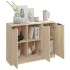 Aparador de madera contrachapada roble Sonoma 90,5x30x70