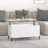 Mesa de centro madera contrachapada blanco 90x44,5x45