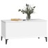 Mesa de centro madera contrachapada blanco 90x44,5x45