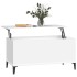 Mesa de centro madera contrachapada blanco 90x44,5x45