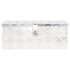 Caja de almacenaje de aluminio plateado 60x23,5x23
