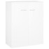 Aparador de madera contrachapada blanco 60x30x75