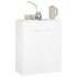 Aparador de madera contrachapada blanco 60x30x75