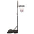 Canasta de baloncesto polietileno negro 216-250