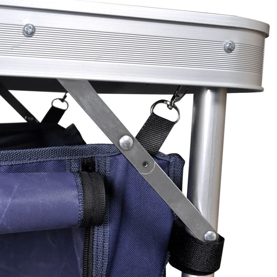 Armario de camping plegable con estructura de