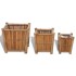 Jardineras con forro de nailon 3 unidades
