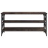 Mueble para TV madera contrachapada roble ahumado 100x40x50