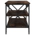 Mueble para TV madera contrachapada roble ahumado 100x40x50