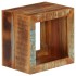 Taburete de madera maciza reciclada 40x30x40