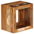 Taburete de madera maciza reciclada 40x30x40