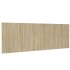 Cabecero pared madera contrachapada roble Sonoma