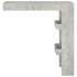 Mesa de bar de pared madera contrachapada gris