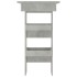 Mesa de bar de pared madera contrachapada gris