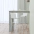 Mesa de bar de pared madera contrachapada gris