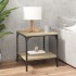Mesas auxiliares 2 uds contrachapada roble Sonoma 40x40x40