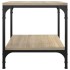 Mesas auxiliares 2 uds contrachapada roble Sonoma 40x40x40