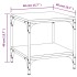 Mesas auxiliares 2 uds contrachapada roble Sonoma 40x40x40