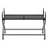 Banco de estilo vintage metal  83x42x55 cm