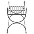 Banco de estilo vintage metal  83x42x55 cm