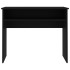 Escritorio de madera contrachapada negro 90x50x74