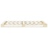 Estructura de cama de palés madera maciza de pino 160x200