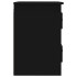 Mesitas de noche de pared 2 uds negras 41,5x36x53