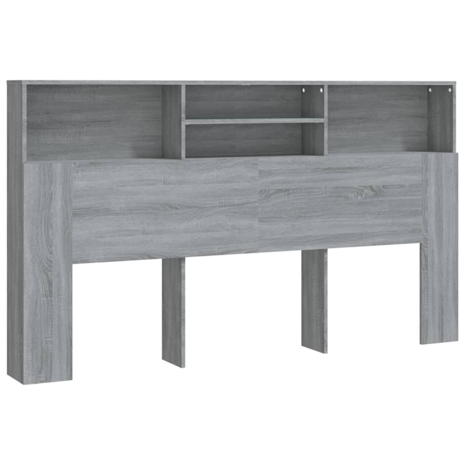 Mueble cabecero gris Sonoma 180x19x103,5