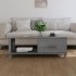 Mesa de centro HAMAR madera maciza pino gris oscuro