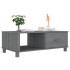 Mesa de centro HAMAR madera maciza pino gris oscuro