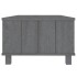 Mesa de centro HAMAR madera maciza pino gris oscuro