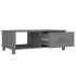 Mesa de centro HAMAR madera maciza pino gris oscuro