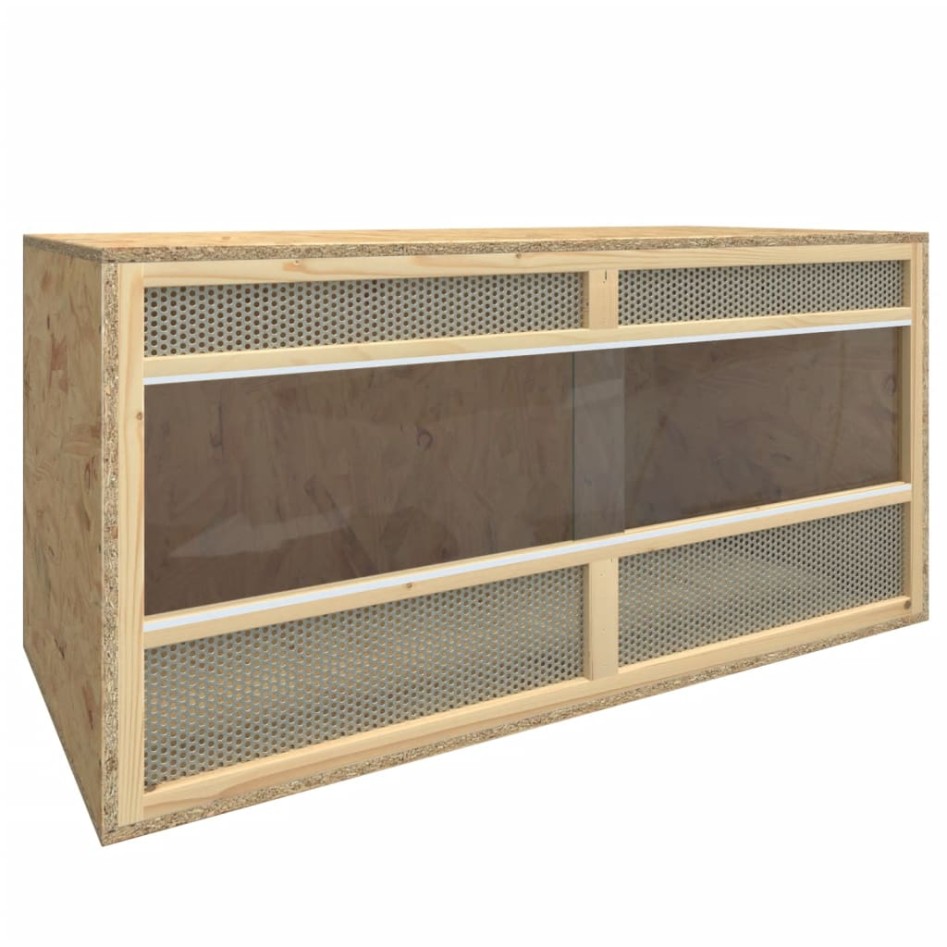 Terrario de madera contrachapada 100x47x47