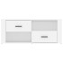 Mueble para TV madera contrachapada blanco 100x35x40