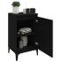 Mesitas de noche 2 uds madera contrachapada negro 40x35x70