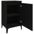 Mesitas de noche 2 uds madera contrachapada negro 40x35x70