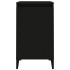 Mesitas de noche 2 uds madera contrachapada negro 40x35x70