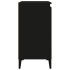 Mesitas de noche 2 uds madera contrachapada negro 40x35x70